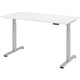 Bach bureau assis-debout marteau blanc 180x8x127cm