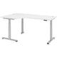 Bach bureau assis-debout marteau blanc 200x120x127cm
