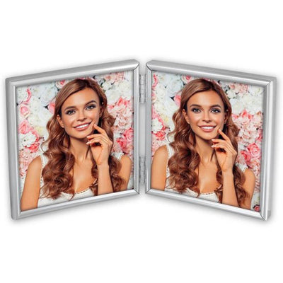 Frame photo ZEP 120DS01-44 Silver 2x 10x10 cm