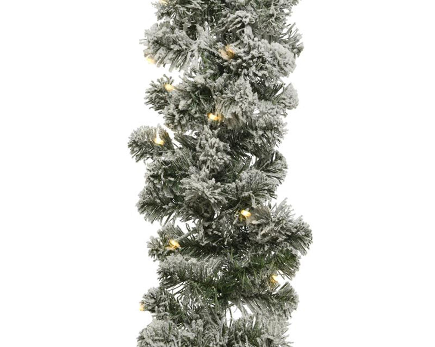 Decoris guirlande impériale neige 270x25 50led