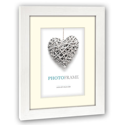 Cadre Photo Zep V32184 Regent 4 Blanc 13x18 18x24 cm