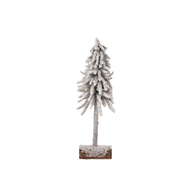 Decoris sapin de Noël artificiel neige sur tronc ø15xh45cm
