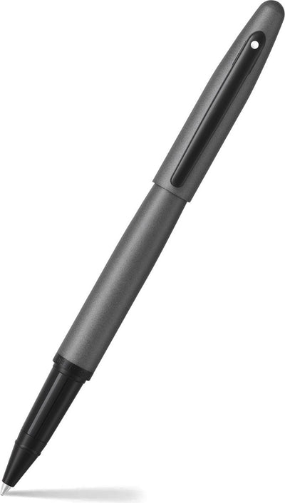 Roller Sheaffer - vfm - gris mat avec noir - plume m - couleur d'écriture noir - sf-e1942451