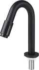 Robinet de fontaine Differnz courbé 19cm noir mat