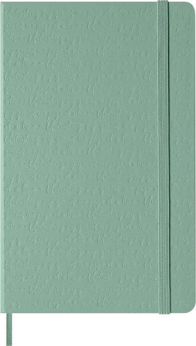 Carnet Moleskine grand - couverture rigide - vierge - vert sauge