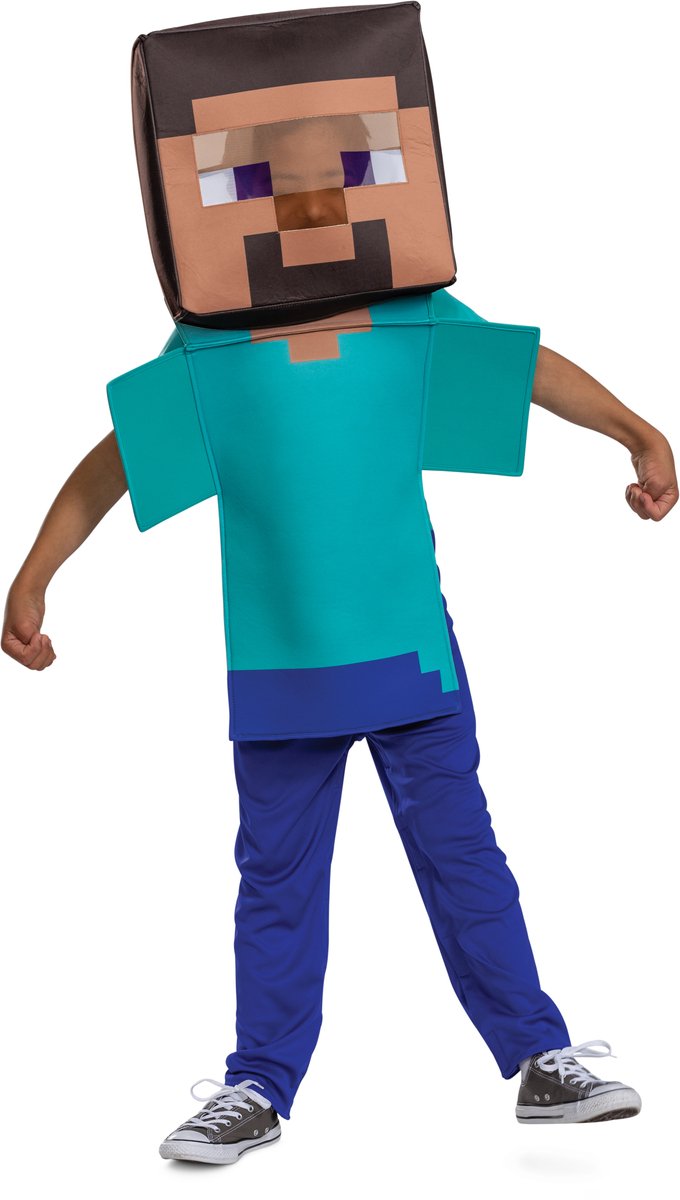 Costume adaptatif Disguise Steve pour enfants, taille m (7-8 ans)