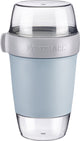 Pot à lunch Westmark, grand, avec 3 compartiments étanches : 350 ml + 600 ml + 200 ml, plastique, naturel sans BPA, bleu gris clair, 5287226b