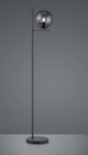 Trio pure - lampadaire - anthracite - excl. 1x e14 28w - verre fumé