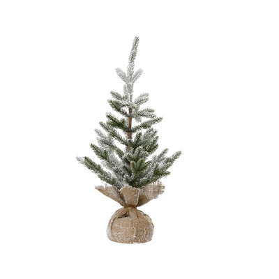 Sapin de Noël artificiel Decoris avec neige ø30xh60cm