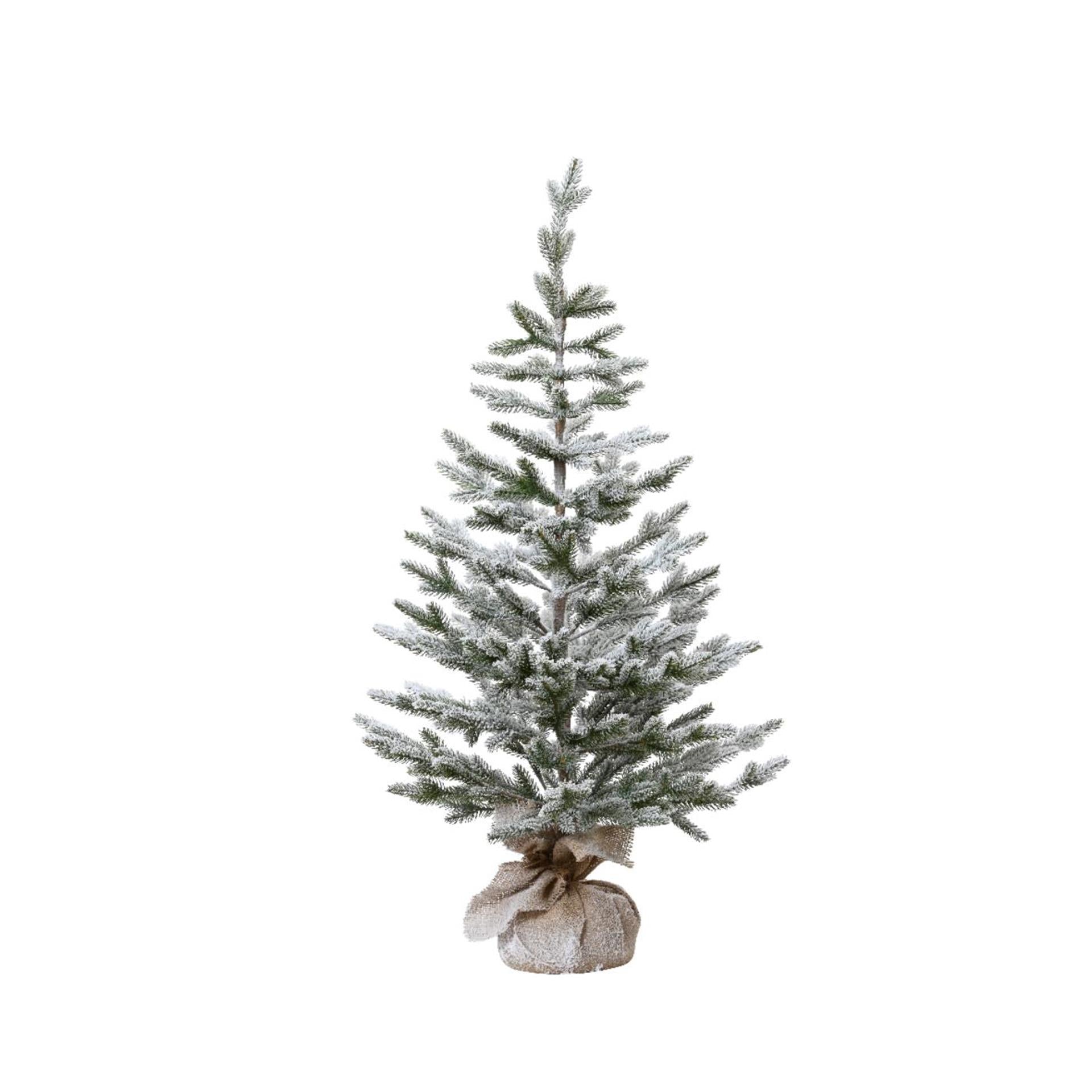 Sapin de Noël artificiel Decoris avec neige ø50xh100cm