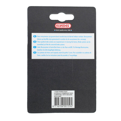 Jeu de plaquettes de frein Elvedes power pads Magura HS11 HS33 (sur la carte)