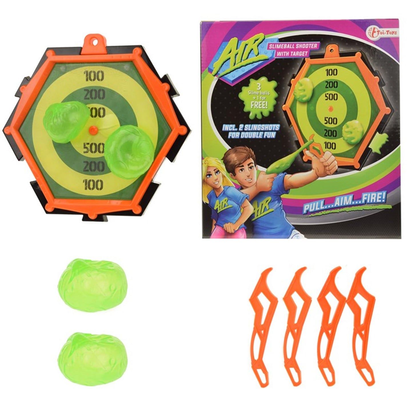 Toi-toys toitoys tirant des boules de slime + tableau de bord
