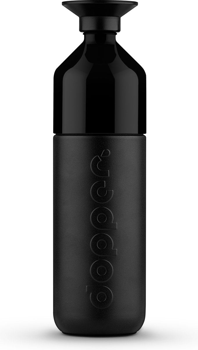Bouteille thermos isotherme Dopper - 1 litre - double paroi - étanche - noir flamboyant