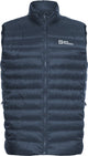 Jack wolfskin pilvi down gilet m rds chauffe-corps extérieur pour hommes-ciel de minuit