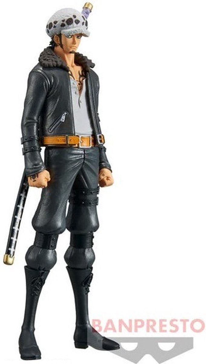 Banpresto co., ltd. one piece : film rouge - dxf - les hommes grandline - vol.10 - statue de trafalgar law 17cm