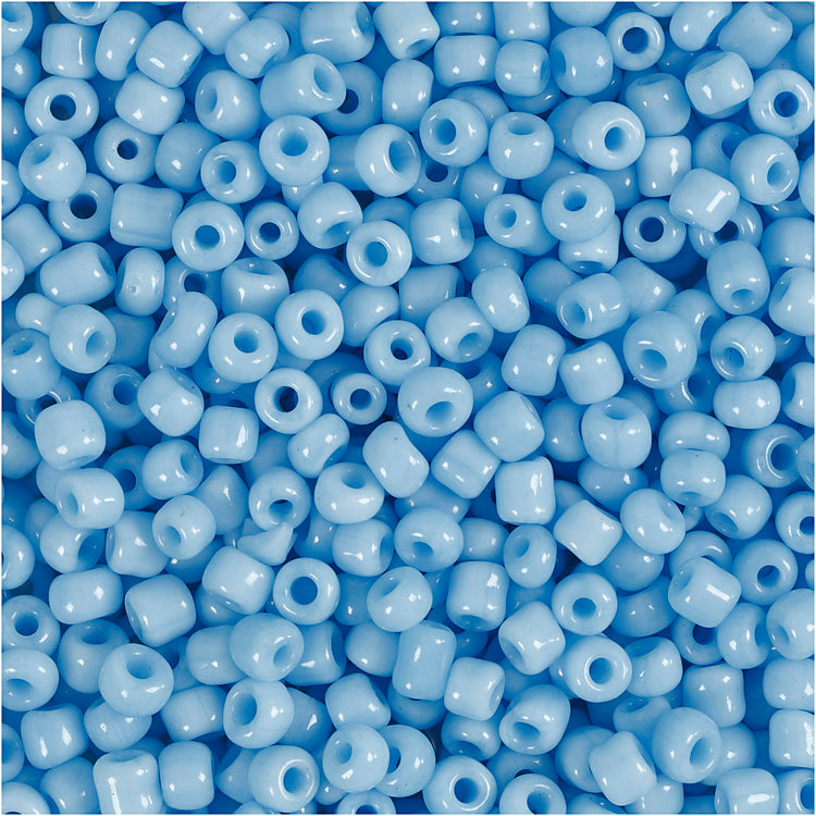 Perles de rocaille Creativ Company, d 3 mm, taille 8 0, diamètre du trou 0,6-1,0 mm, turquoise, 25 g 1 boîte