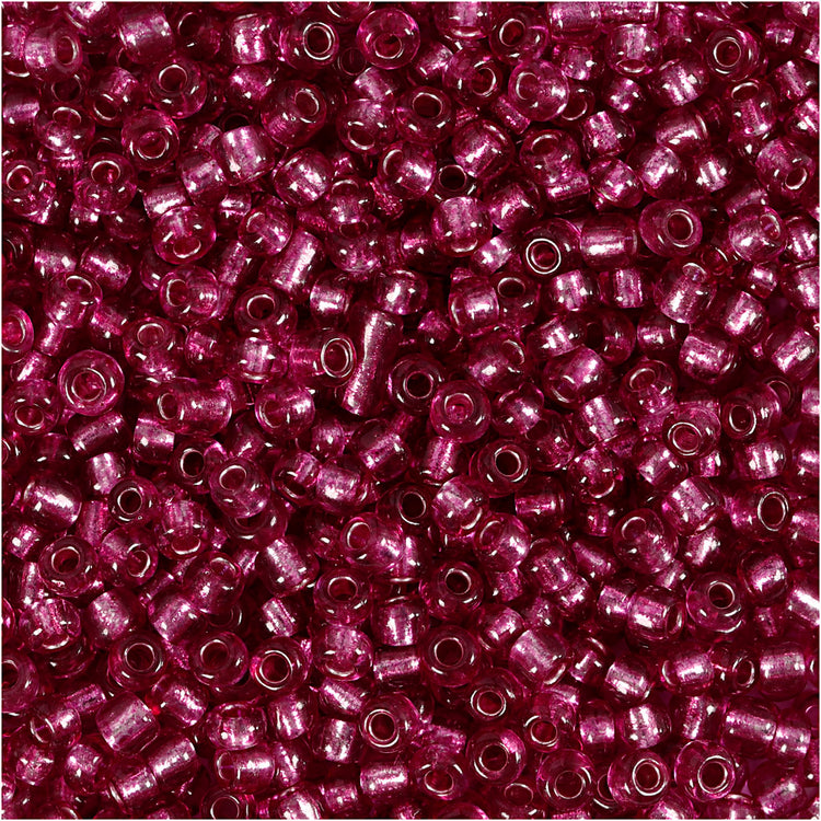 Perles de rocaille Creativ company, d 3 mm, taille 8 0, taille du trou 0,6-1,0 mm, violet métallique, 25 gr 1 boîte