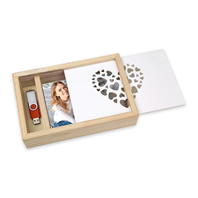 ZEP CZ1257 LOVE BOX USB pour photo 13x18 24.5x16x5 cm