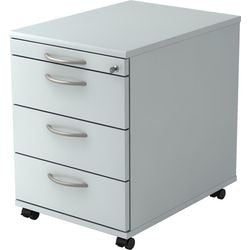 Bach caisson à tiroirs mobile signa ac 3 tiroirs 42,8 x 55,3 x 59 cm gris