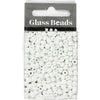 Perles de rocaille Creativ Company, d 4 mm, taille 6 0, diamètre du trou 0,9-1,2 mm, nacre blanche, 25 g 1 boîte