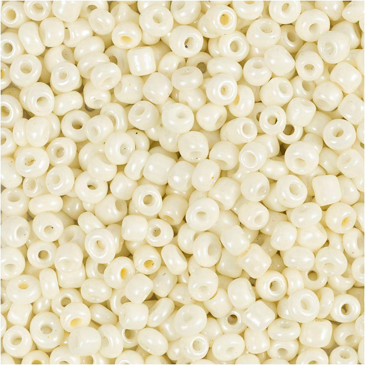 Perles de rocaille Creativ Company, d 3 mm, taille 8 0, diamètre du trou 0,6-1,0 mm, nacre, 25 g 1 boîte