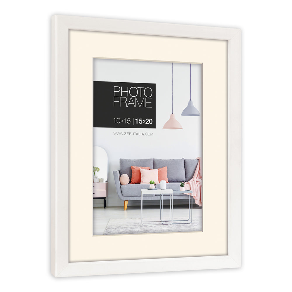 Zep Cadre Photo NP46W Edison Blanc 10x15 cm