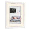 Cadre Photo Zep NP23W Edison Blanc 15x20 20x30 cm