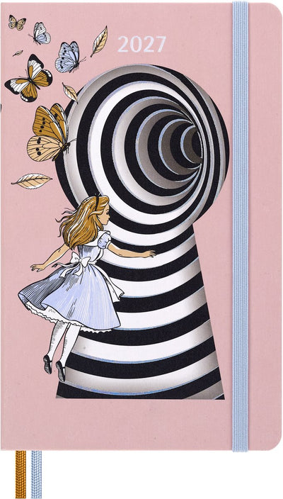 Agenda Moleskine 12 mois - 2027 - Alice au pays des merveilles - hebdomadaire - grand - alice
