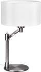 Trio cassio - lampe de table - nickel mat - excl. 1x e27 4,9w
