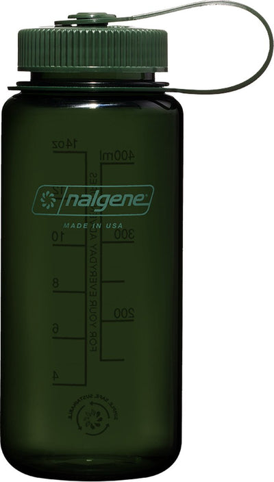 Nalgene - bouteille à large goulot - gourde - bouteille d'eau - étanche - 500 ml - sans bpa - sustain - jade