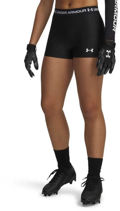 Pantalon de sport femme Under Armour Heatgear Shorty-blk - Ultimate Black - Blanc