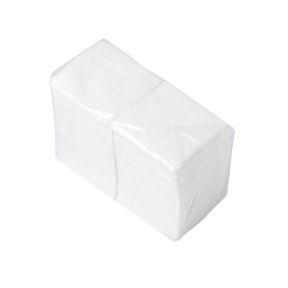Serviette blanche 24 x 24 cm (500 pièces)