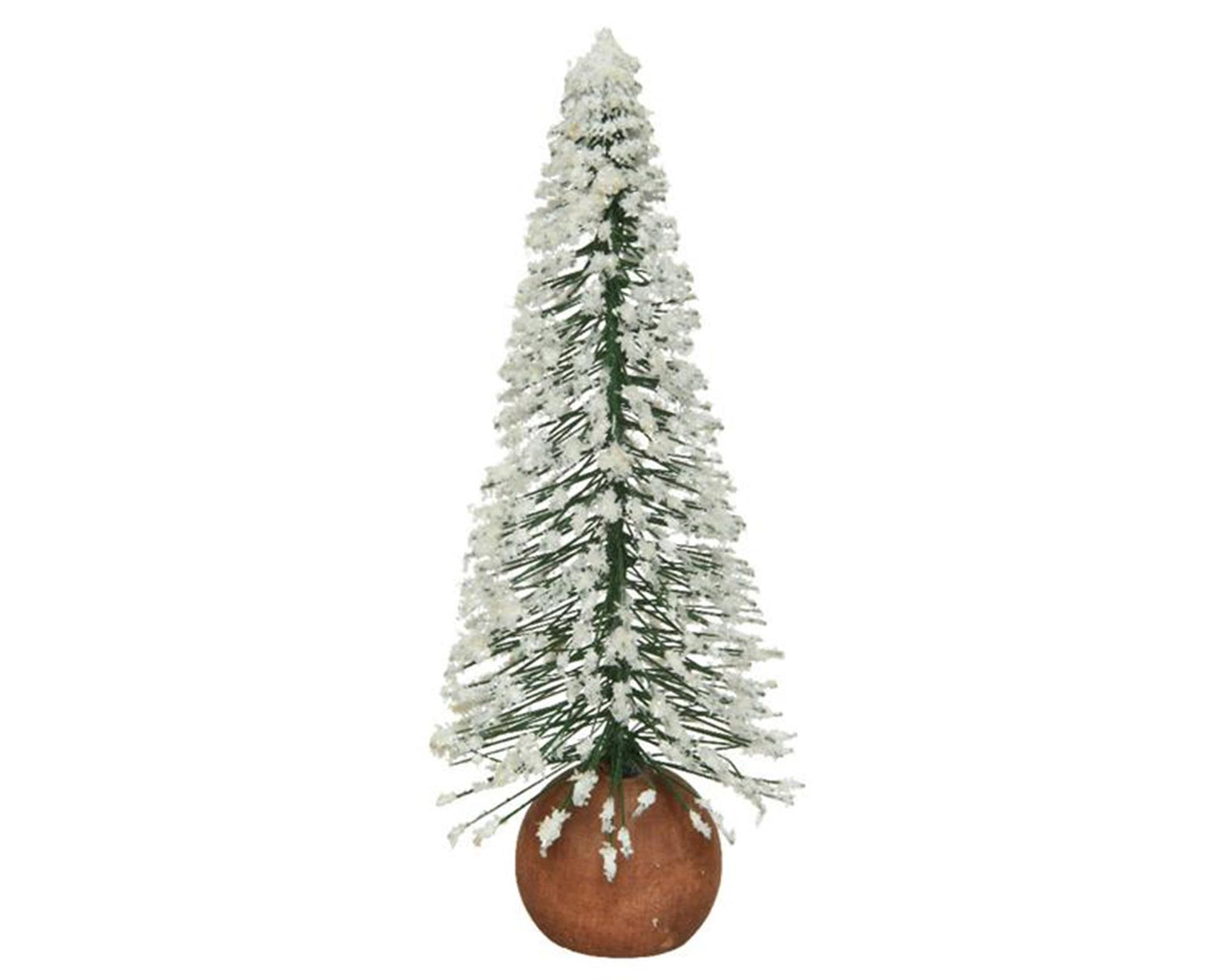 Decoris mini sapin de Noël avec neige 22cm