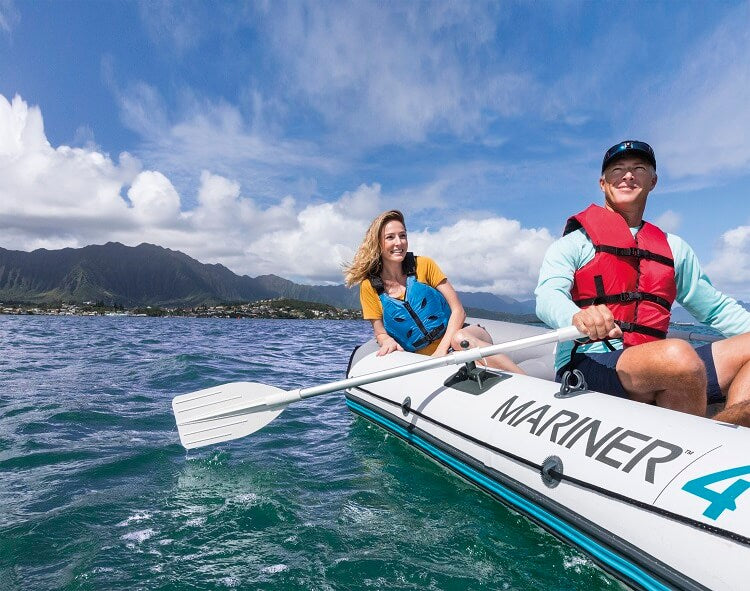 Intex Mariner 4 Set - Bateau pneumatique quadruple