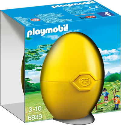Oeuf Playmobil avec 2 enfants avec slackline