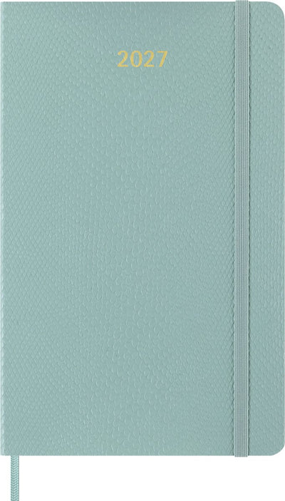 Agenda Moleskine 12 mois - 2027 - précieux éthique - hebdomadaire - grand - mamba - vert