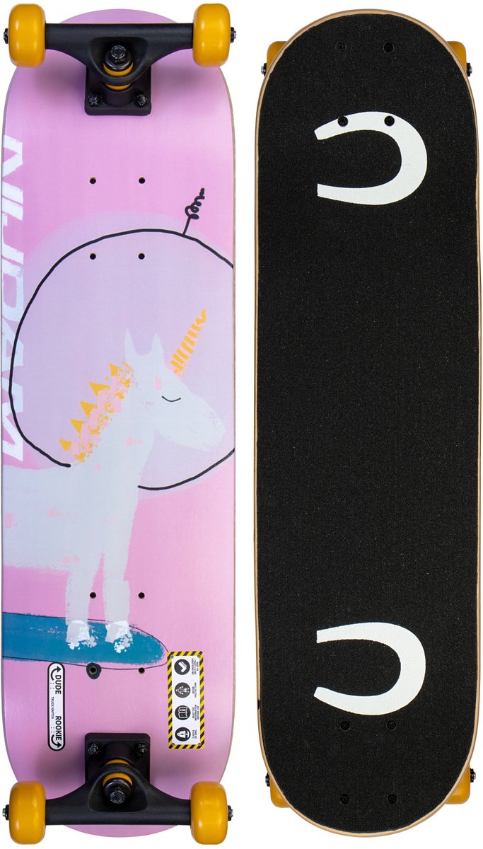 Nijdam rookie skateboard - skateboard pour débutants - candyskateme