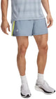 Under armour ua launch 5'' short-bleu pantalon de sport pour homme - bleu vent flash light réfléchissant
