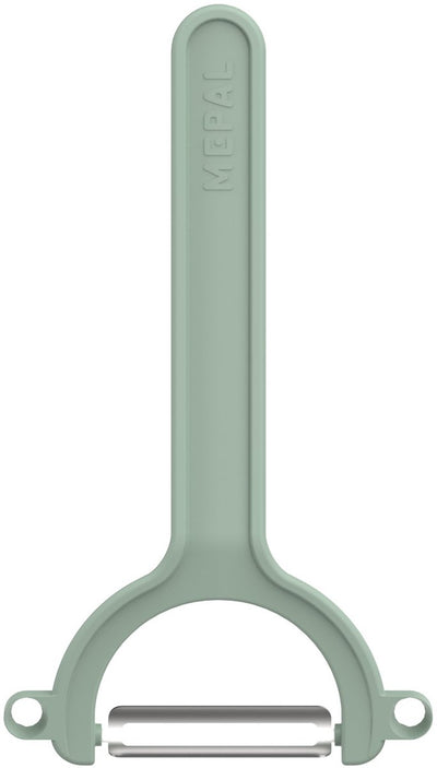Mepal éplucheur inox chef it - 17 cm - éplucheur de pommes de terre - couteaux tranchants - passe au lave-vaisselle - ustensiles de cuisine - sauge nordique