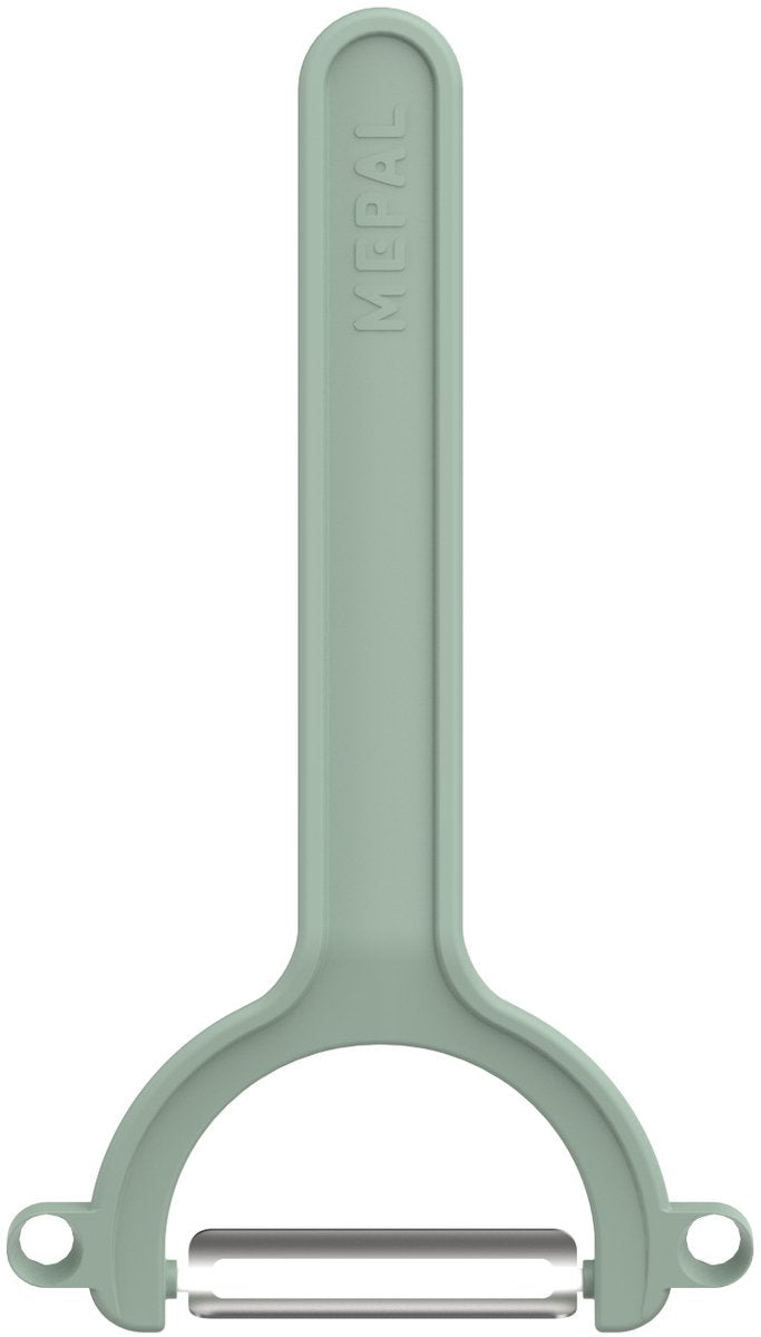 Mepal éplucheur inox chef it - 17 cm - éplucheur de pommes de terre - couteaux tranchants - passe au lave-vaisselle - ustensiles de cuisine - sauge nordique