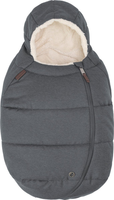 Chancelière Maxi-cosi - accessoire - graphite twillic - pour sièges auto bébé avec ceinture 5 points