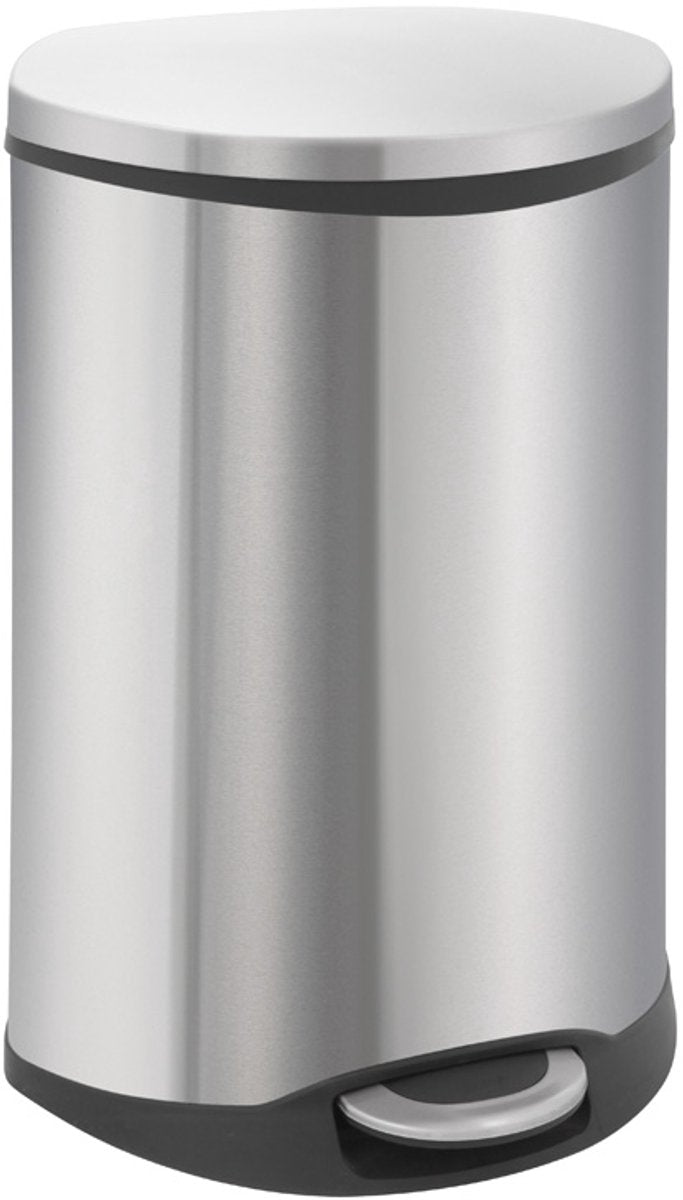 Eko Eko Pedal Bin Shell 50 L Mat argent coloré