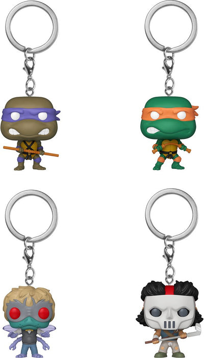 Porte-clés Funko pop : TMNT- 12pc PDQ (aveugle)