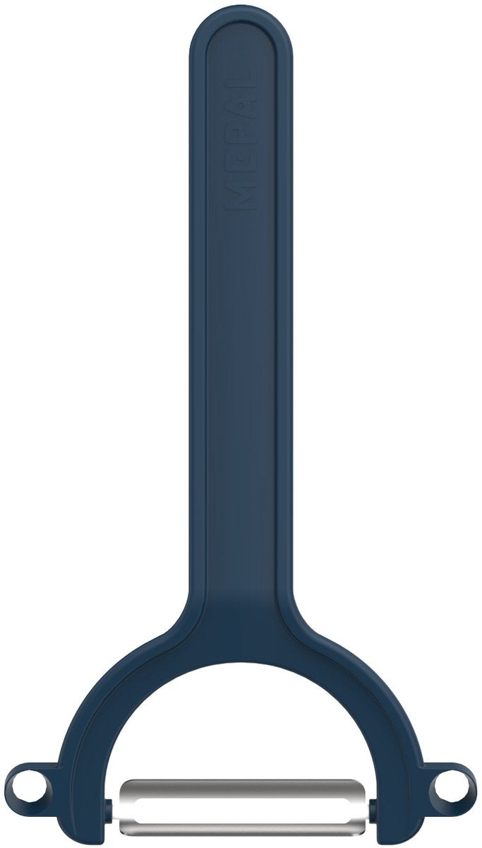 Mepal éplucheur inox chef it - 17 cm - éplucheur de pommes de terre - couteaux tranchants - passe au lave-vaisselle - ustensiles de cuisine - marine