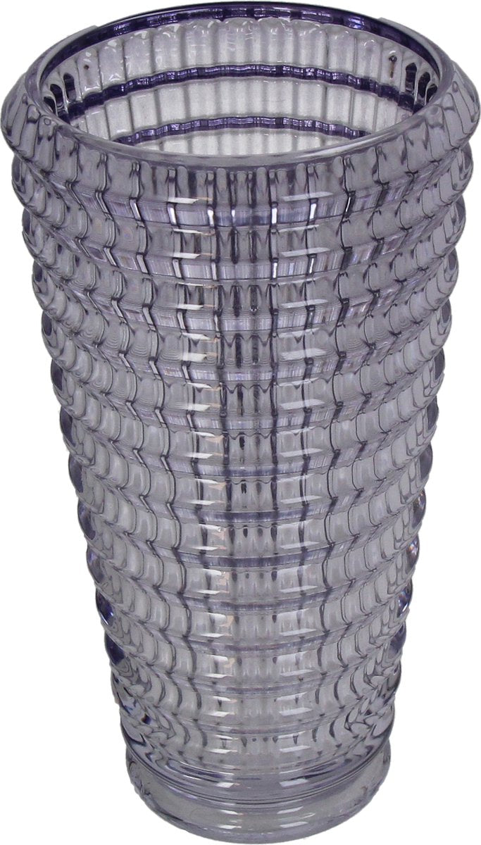 Vase collection HD verre violet 13x13x22,5cm