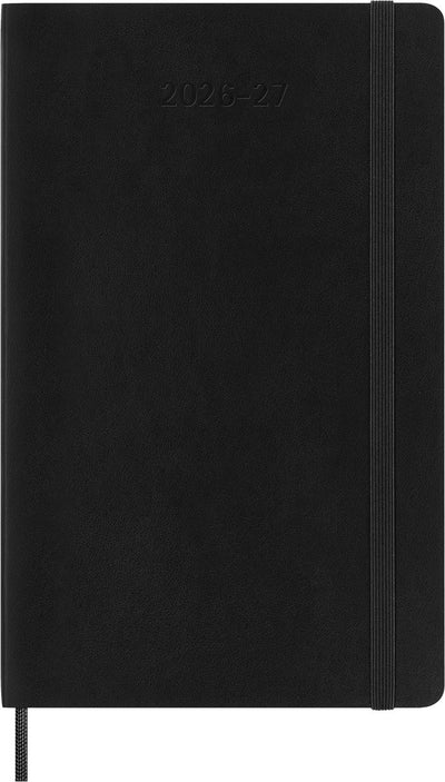 Agenda Moleskine 18 mois - 2026 27 - quotidien - grand - couverture souple - noir