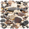 Creativ company mélange naturel, taille 5-30 mm, taille de trou 1-2 mm, 300 gr 1 boîte