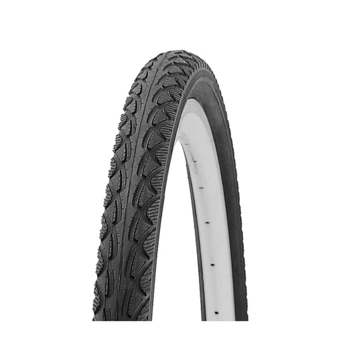 Hakuba Tire P1134, noir avec ligne blanche, 28x1,75, Etro 47-622