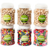 Creativ Company Wooden Beads, D 5-25 mm, 6x200 GR, 6x400 ml 1 boîte