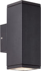Brilliant hally - lampe d'extérieur - ip44 - 2x gu10 - noir
